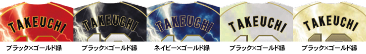 ３DDX昇華ユニフォームシャツ 背ネーム オプション