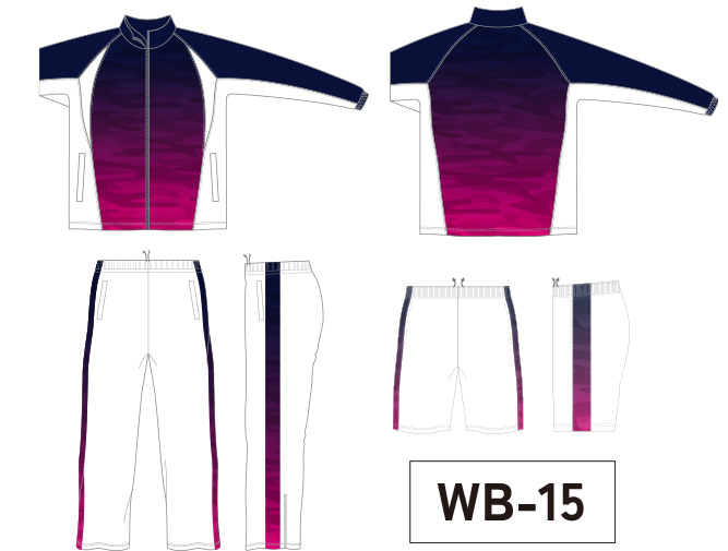 ウィンドブレーカー ベースデザイン