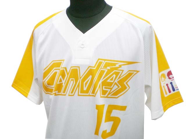 全国キャンディーズ連盟様【オリジナル昇華ベースボールシャツ／ファンクラブ・ミキちゃん】 ツバメヤスポーツ（TEAM＆TEAMS