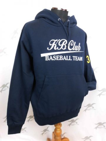 KB CLUB 様（新潟県） 【野球/パーカー】 | ツバメヤスポーツ（TEAM＆TEAMS） | オリジナルチームウェア・ユニフォーム専門店